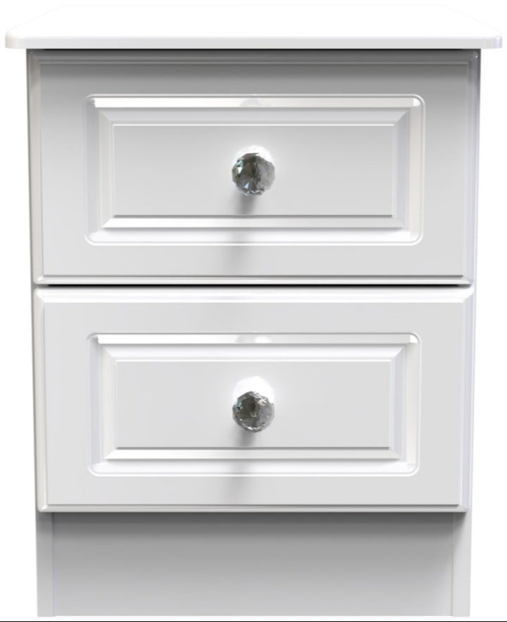 Balmoral 2 Drawer Bedside Table