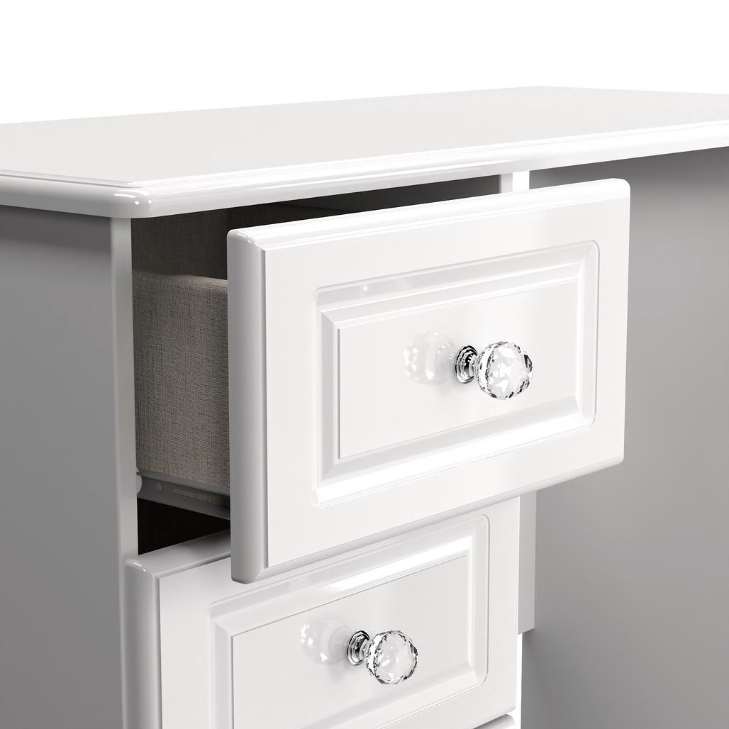 Balmoral 3 Drawer Single Pedestal Dressing Table