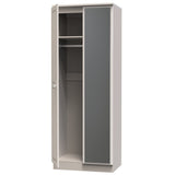Balmoral Mirrored 2 Door Double Wardrobe