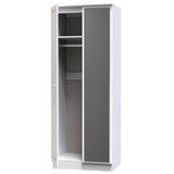 Balmoral Mirrored 2 Door Double Wardrobe