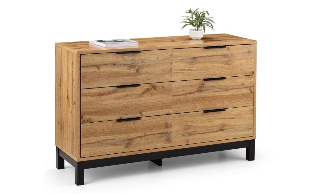 Bali 6 Drawer Wide Chest