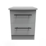 Beverley 2 Drawer Bedside Cabinet