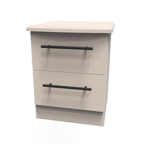 Beverley 2 Drawer Bedside Cabinet