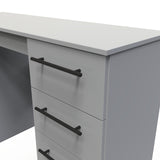 Beverley Dusk Grey 6 Drawer Vanity Dressing Table