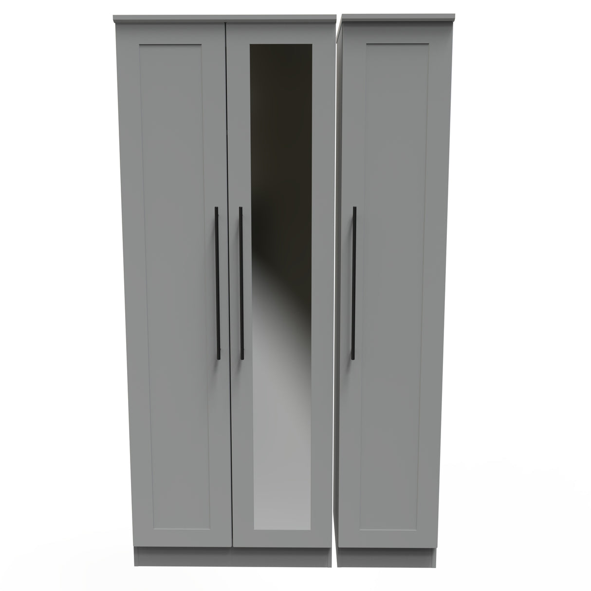 Beverley 3 Door Mirrored Wardrobe