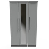 Beverley 3 Door Mirrored Wardrobe