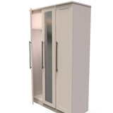 Beverley 3 Door Mirrored Wardrobe