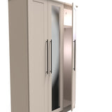 Beverley 3 Door Mirrored Wardrobe