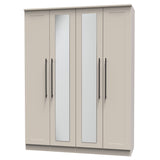 Beverley 4 Door Mirrored Wardrobe