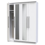 Beverley 4 Door Mirrored Wardrobe