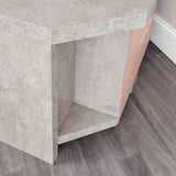 Bloc Concrete Corner TV Unit