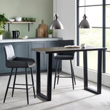 Brooklyn Bar Table and 2 Soho Faux Leather Bar Stools