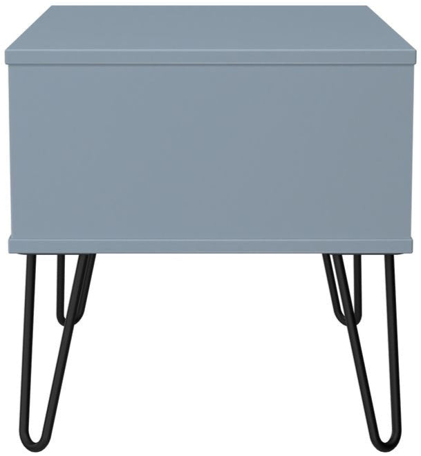 Harlequin 1 Drawer Midi Chest with Black Hairpin Legs