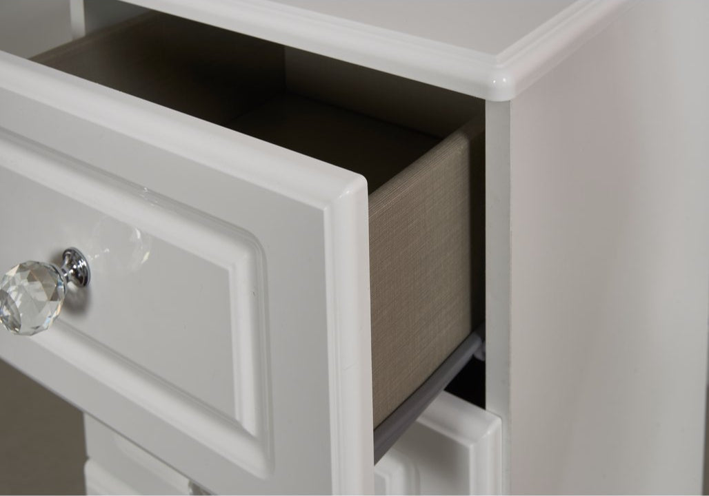 Balmoral 4 Drawer Bedside Table