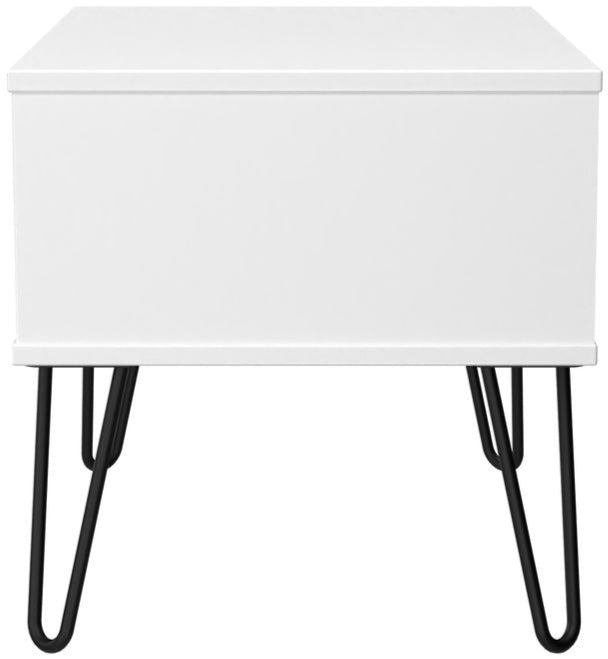 Harlequin 1 Drawer Midi Chest with Black Hairpin Legs
