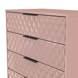 Harlequin 4 Drawer Chest with Black Hairpin Legs