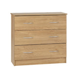 Bellingham Oak Effect 3 Drawer Chest