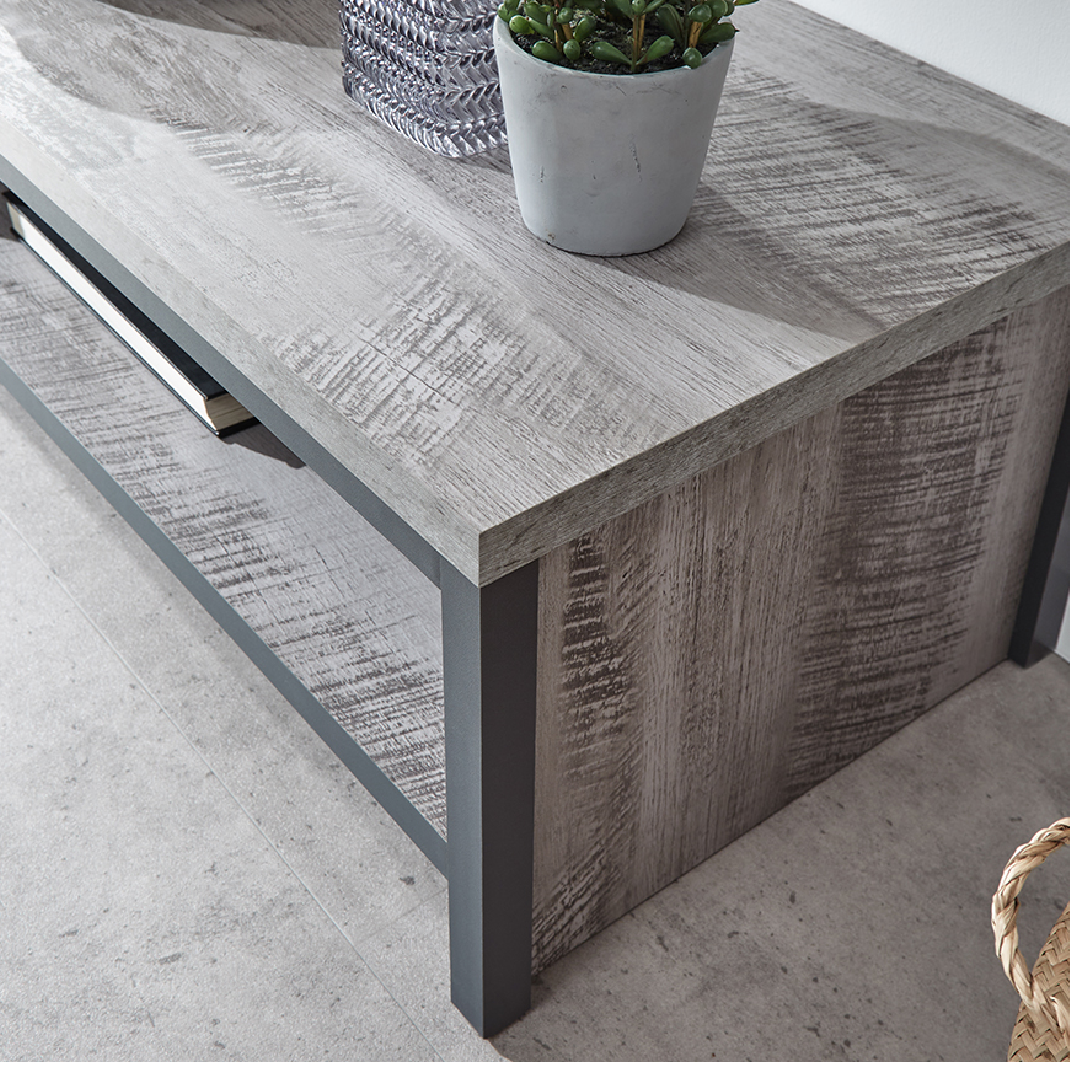 Boston Grey Simple Coffee Table