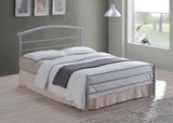 Brennington Silver Metal Bed Frame