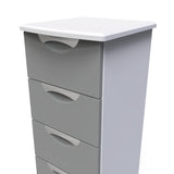 Camden 5 Drawer Narrow Bedside Cabinet