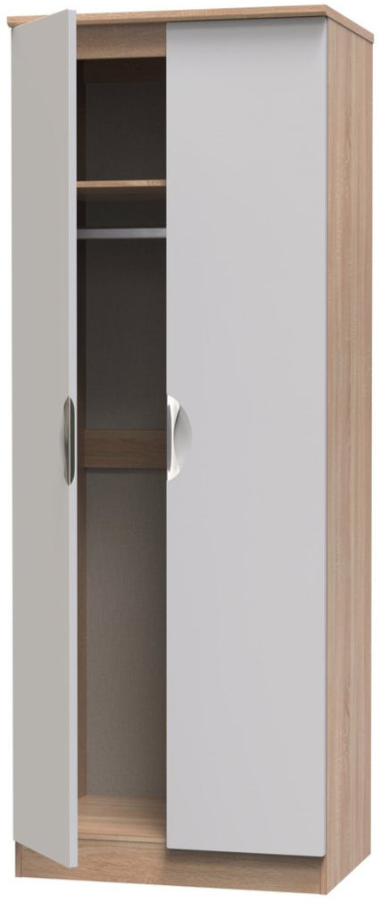 Camden Tall 2 Door Double Wardrobe