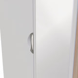 Camden Tall Mirrored 2 Door Double Wardrobe