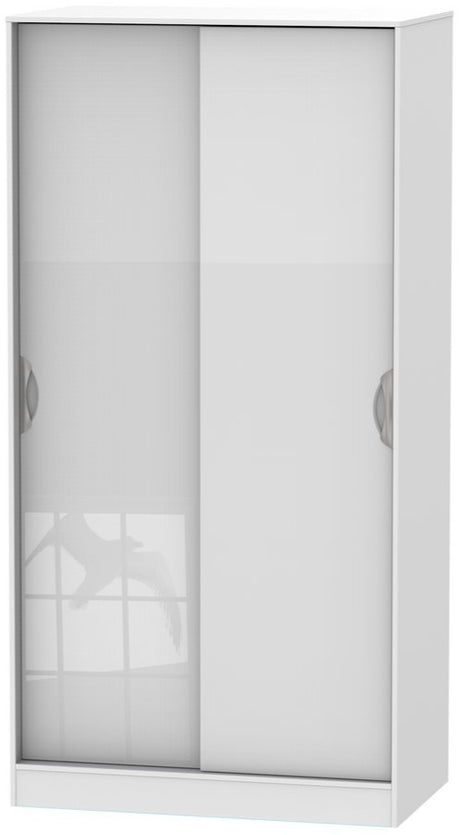 Camden 100cm Wide 2 Door Double Sliding Wardrobe