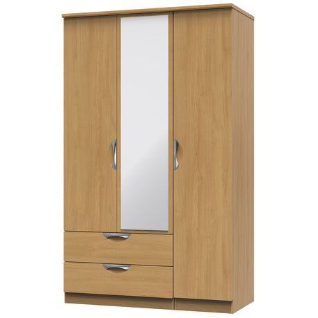 Camden 3 Door 2 Drawer Mirrored Wardrobe