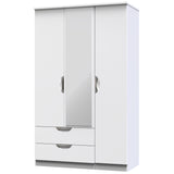 Camden 3 Door 2 Drawer Mirrored Wardrobe