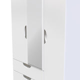 Camden 3 Door 2 Drawer Mirrored Wardrobe