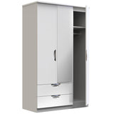 Camden 3 Door 2 Drawer Mirrored Wardrobe