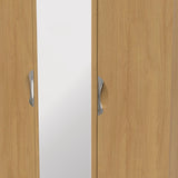 Camden Mirrored 3 Door Triple Wardrobe