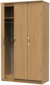 Camden Tall 3 Door Triple Wardrobe