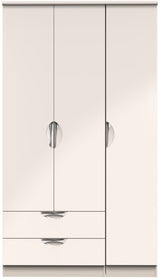 Camden Tall Large 2 Drawer 3 Door Triple Wardrobe