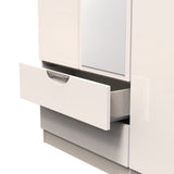 Camden Tall Mirrored Large 2 Drawer 3 Door Triple Wardrobe