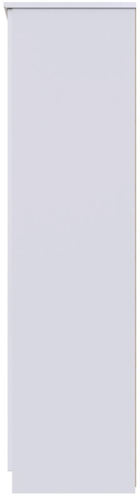 Camden Tall Mirrored Large 2 Drawer 3 Door Triple Wardrobe