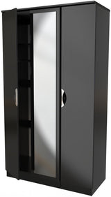 Camden Tall Mirrored 3 Door Triple Wardrobe