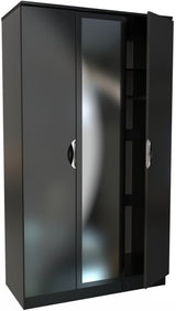 Camden Tall Mirrored 3 Door Triple Wardrobe