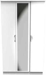 Camden Tall Mirrored 3 Door Triple Wardrobe
