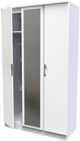 Camden Tall Mirrored 3 Door Triple Wardrobe