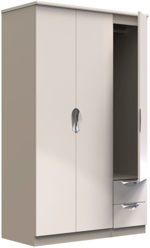 Camden 2 Drawer 3 Door Triple Wardrobe