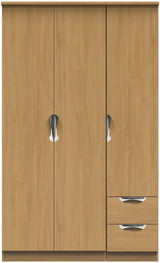 Camden 2 Drawer 3 Door Triple Wardrobe