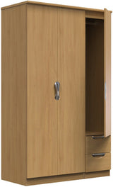 Camden 2 Drawer 3 Door Triple Wardrobe