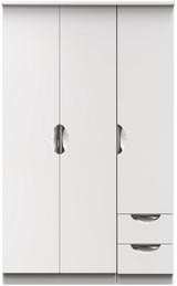 Camden 2 Drawer 3 Door Triple Wardrobe