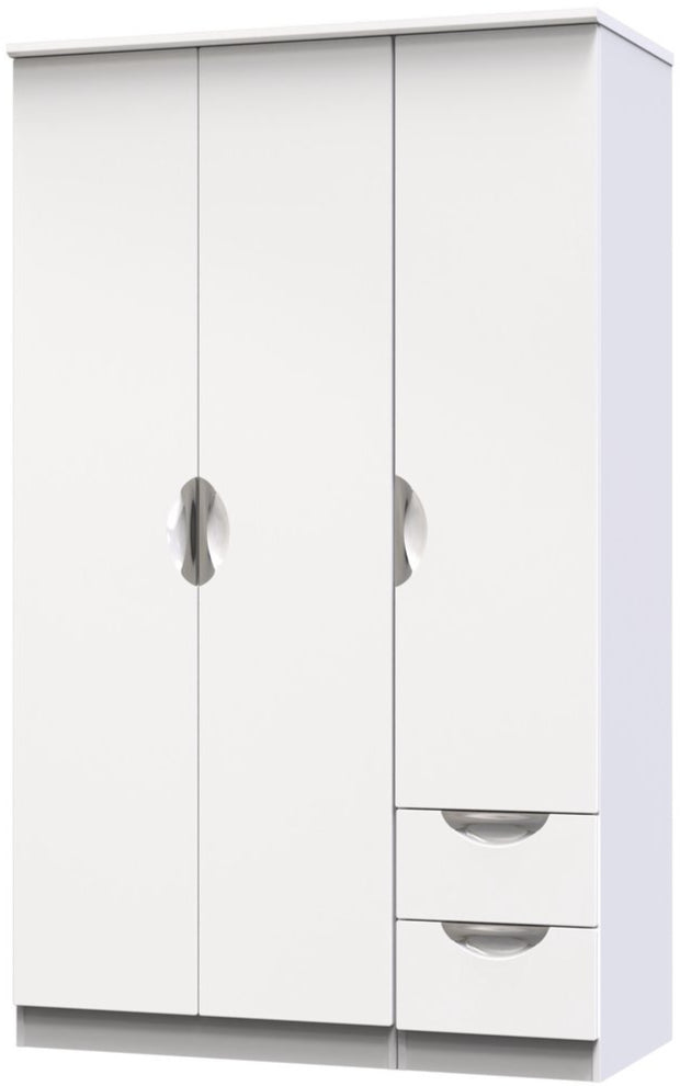 Camden 2 Drawer 3 Door Triple Wardrobe