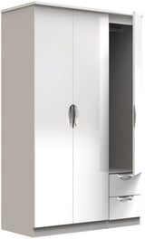 Camden 2 Drawer 3 Door Triple Wardrobe