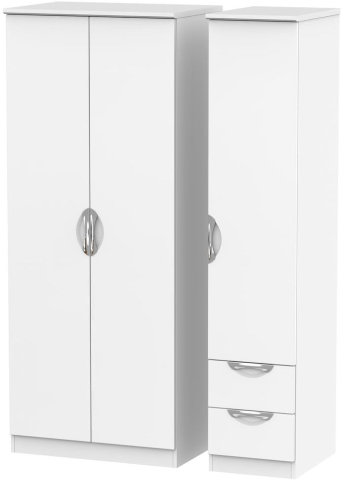 Camden 2 Drawer 3 Door Triple Wardrobe