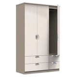 Camden 4 Drawer 3 Door Triple Wardrobe