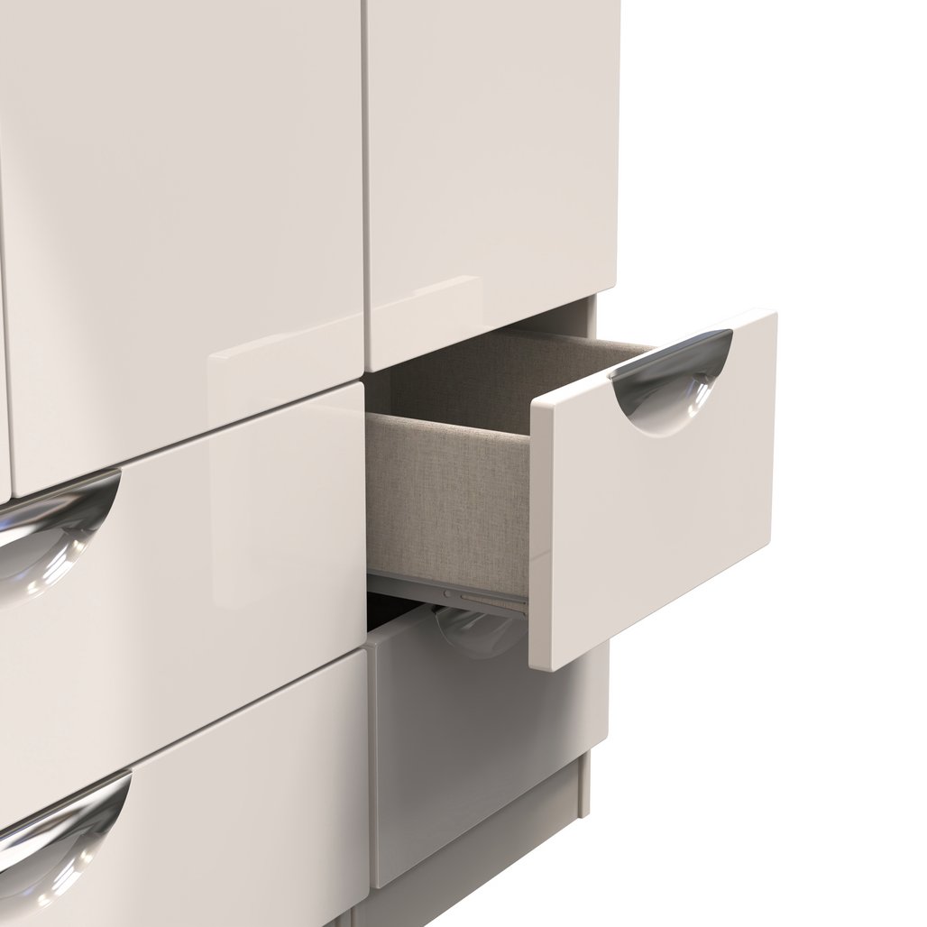 Camden 4 Drawer 3 Door Triple Wardrobe