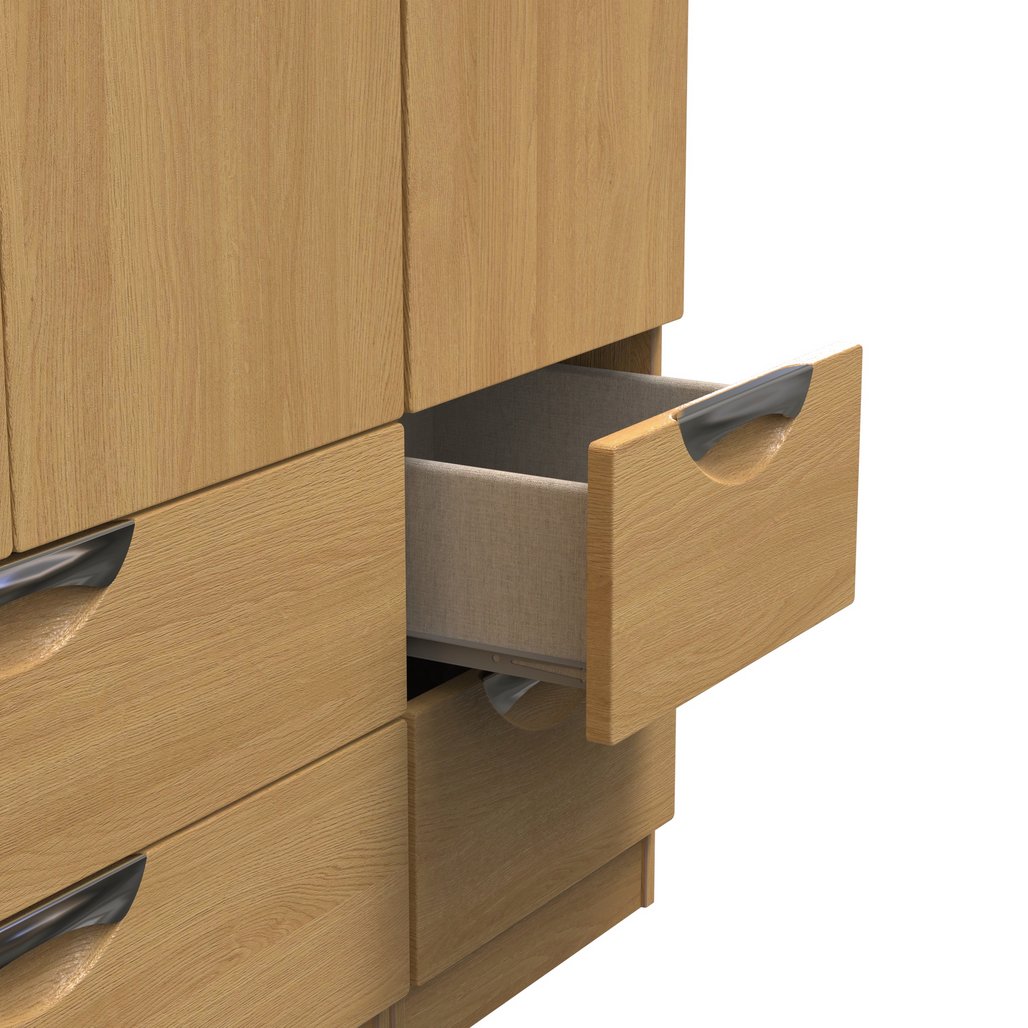 Camden 4 Drawer 3 Door Triple Wardrobe
